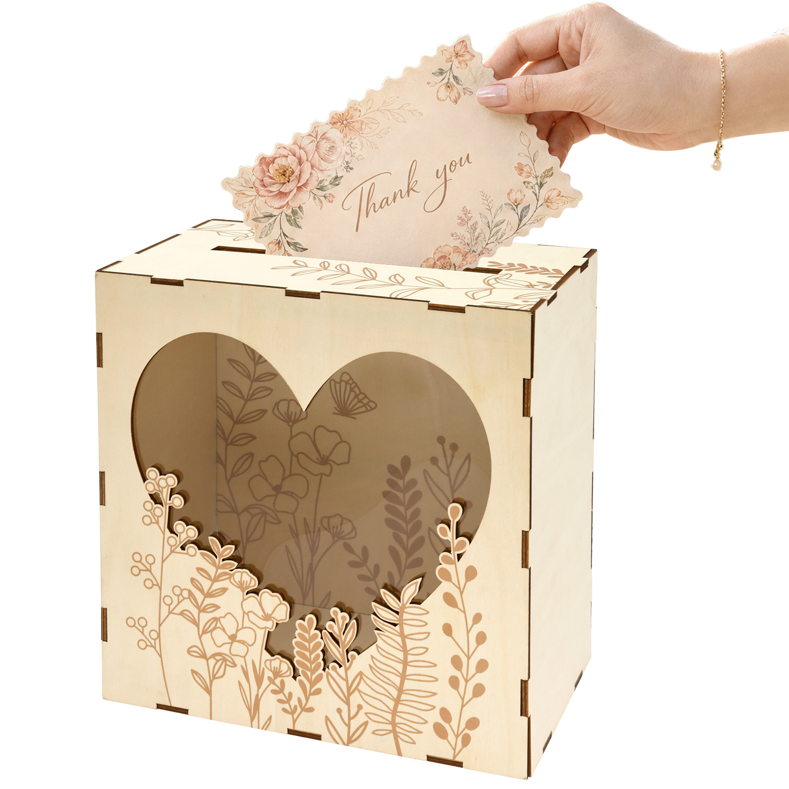 Wedding Card Box - Düğün Kartı Kutusu Ahşap Düğün Kartı