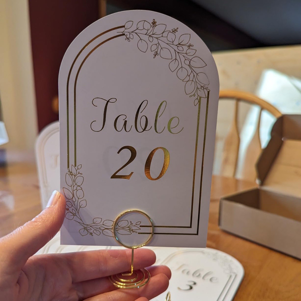 AT19 – 1-20 numaralı düğün mas - Table Number Gold incelemesi ve fiyatı