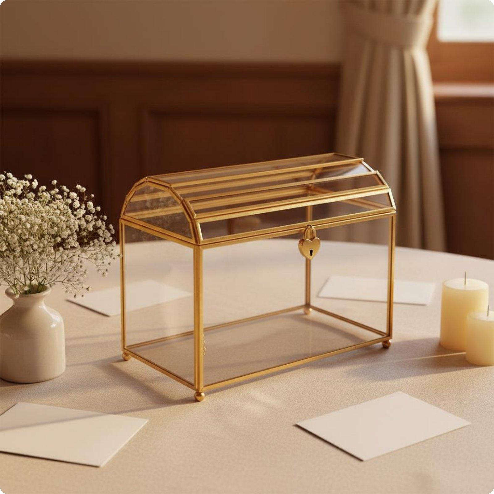 Şık Cam Düğün Zarf Kutusu Kili - Wedding Card Box incelemesi ve fiyatı