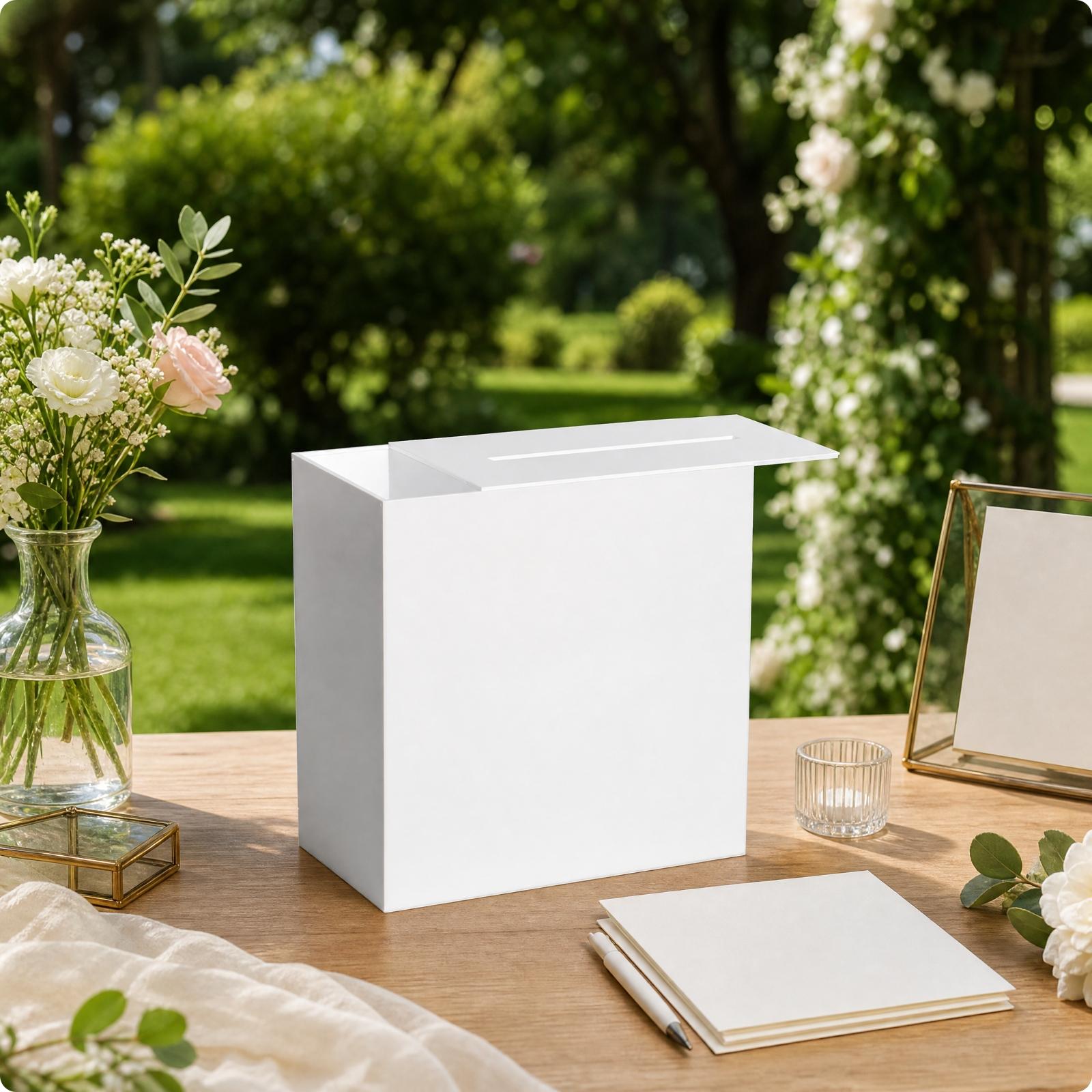 Şeffaf Akrilik Kart Saklama Ku - Wedding Card Box incelemesi ve fiyatı