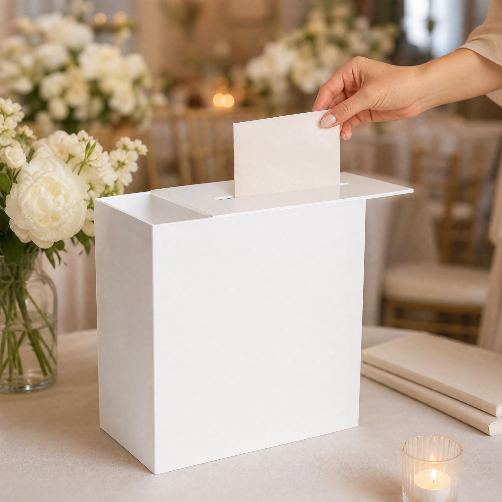 Şeffaf Akrilik Kart Saklama Ku - Wedding Card Box incelemesi ve fiyatı